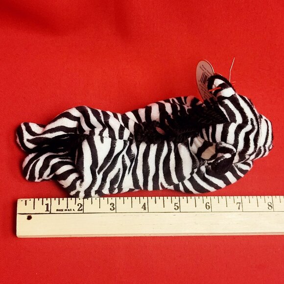 Ziggy The Zebra Beanie Babies Ty 1995 Animal Plush - Picture 6 of 13